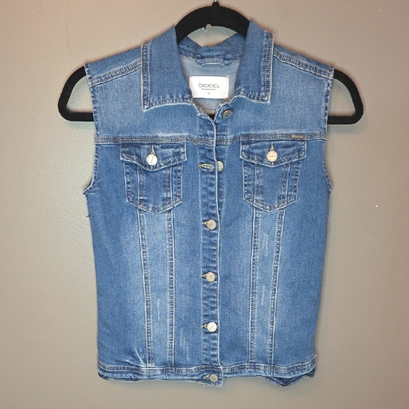 Baccini Jackets & Blazers - Baccini Blue Denim Vest
